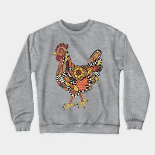 Patchwork Chicken Crewneck Sweatshirt